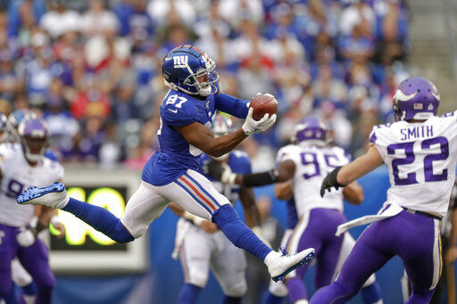 New York Giants wide receiver Sterling Shepard (OU, Oklahoma City Heritage Hall)